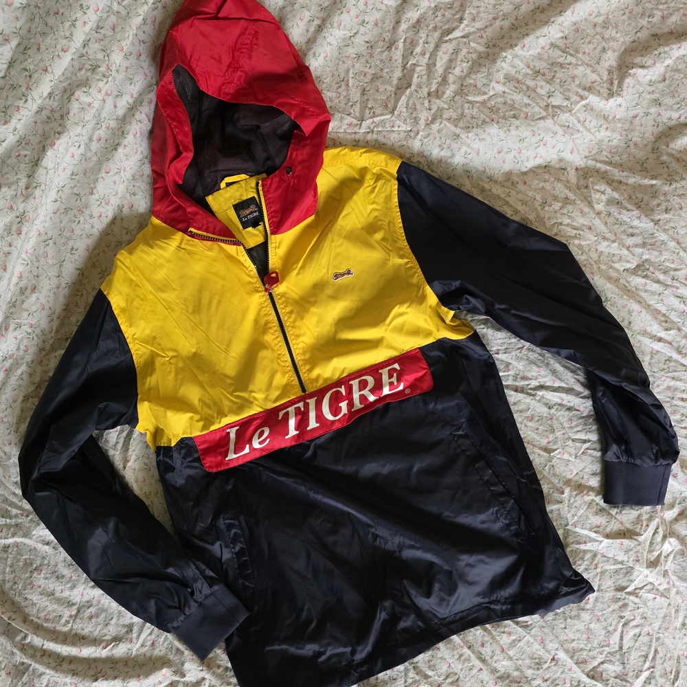 VINTAGE Le Tigre Colorblock Windbreaker Jacket